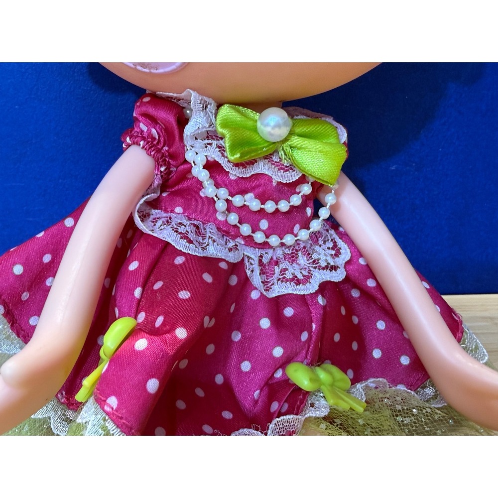 Lalaloopsy Jewel Sparkles Doll Pink Curly Hair Magenta Polka Dot Dress 13 inch - Picture 4 of 8